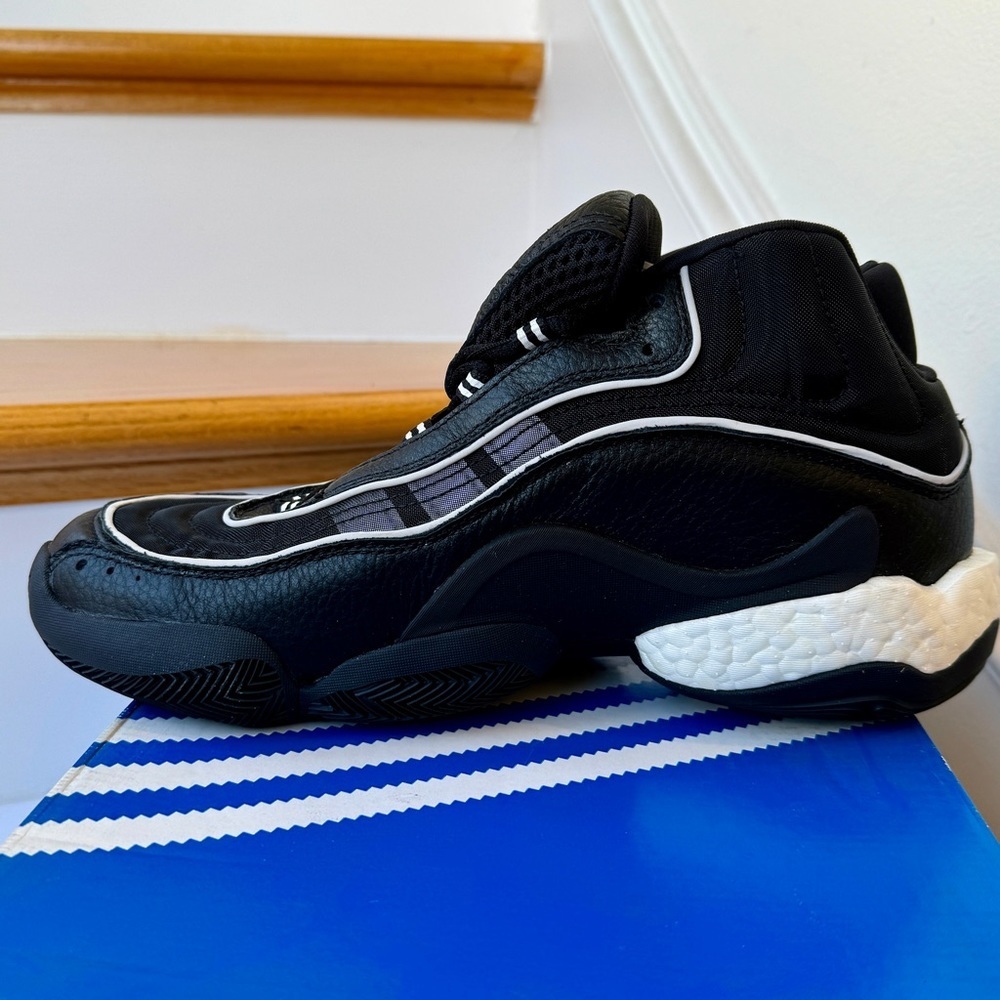 NWT Adidas Never Made 98 X Crazy BYW in black / white sneakers - Picture 11 of 13
